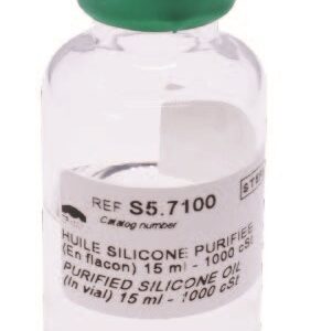 Purified silicone oil